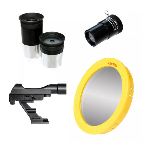 resim Bresser Polaris-II AR-102/600 EQ-3 AT-3 Telescope with solar filter,  5