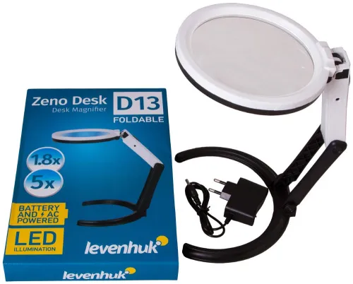 fotoğraf Levenhuk Zeno Desk D13 Büyüteç,  3