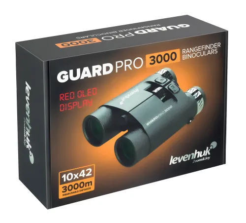 fotoğraf Levenhuk Guard PRO 3000 Mesafe Ölçer Binoküler Dürbün,  12