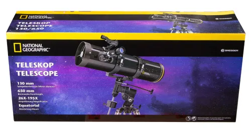 resim Bresser National Geographic 130/650 EQ Telescope,  8