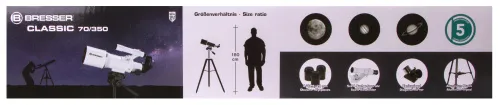 fotoğraf Bresser Classic 70/350 AZ Telescope,  17