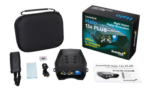 resim Levenhuk Halo 13X PLUS Dijital Gece Görüşlü Binoküler Dürbün ,  2