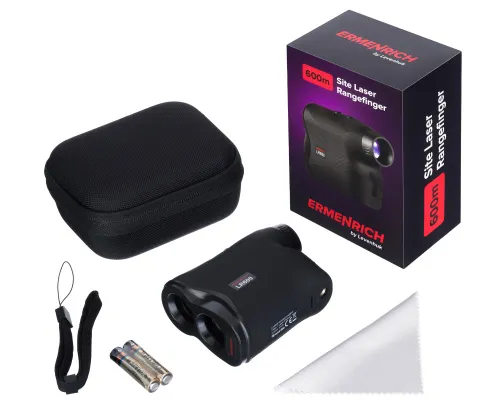 fotoğraf Ermenrich LR600 Şantiye Lazer Mesafe Ölçer, siyah,  2