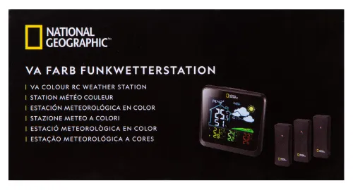 foto Bresser National Geographic VA Weather Station with Color Display and 3 Sensors,  17