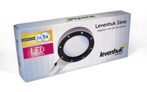 resim Levenhuk Zeno 400 LED Büyüteç, 2/4x, 88/21 mm, Metal,  2