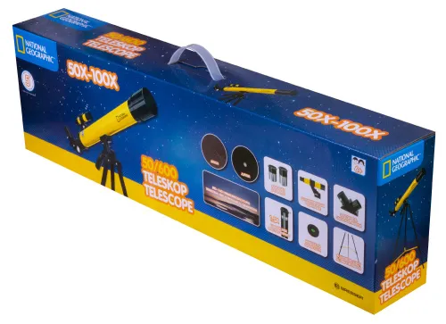 fotoğraf Bresser National Geographic 50/600 AZ Telescope with Mount,  11