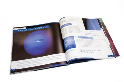 görüntü Uzay. Boşluk hiç de boş değil. Bilgilendirici kitap. Ciltli kapak,  3