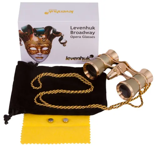 görüntü Levenhuk Broadway 325F Opera Dürbünleri (LED ışıklı ve zincirli),  2