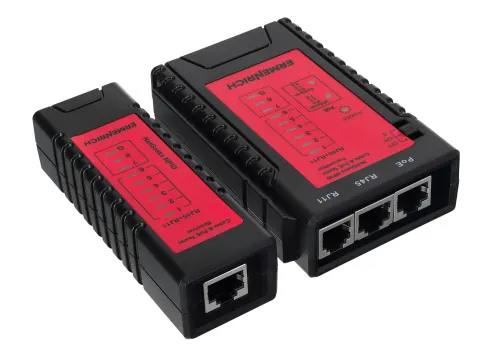 resim Ermenrich NetGeeks NP10 Kablo ve PoE Test Cihazı,  5