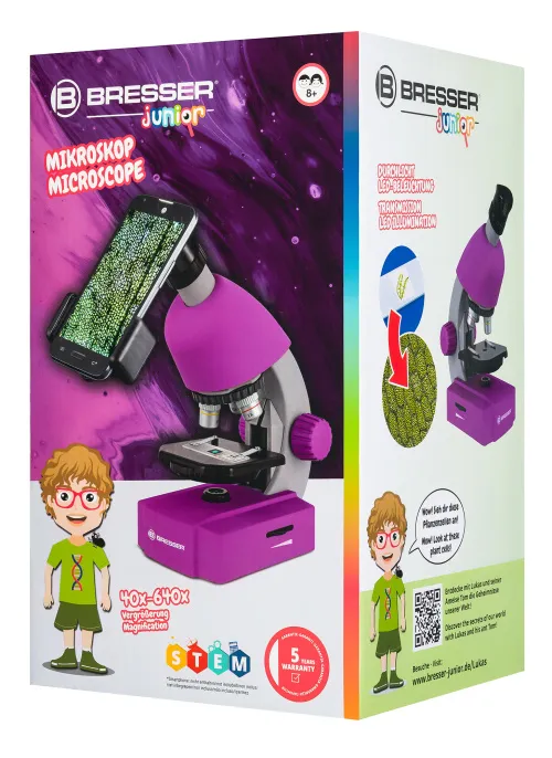 resim Bresser Junior 40–640x Microscope,  18