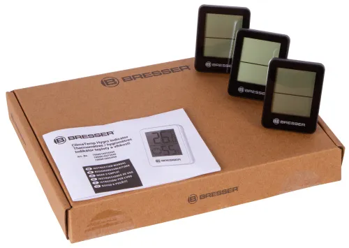 foto Bresser Temeo Hygro Indicator 3-unit Set, black,  6