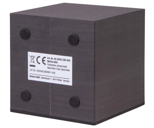 foto Bresser MyTime WAC Tabletop Alarm Clock, black,  8