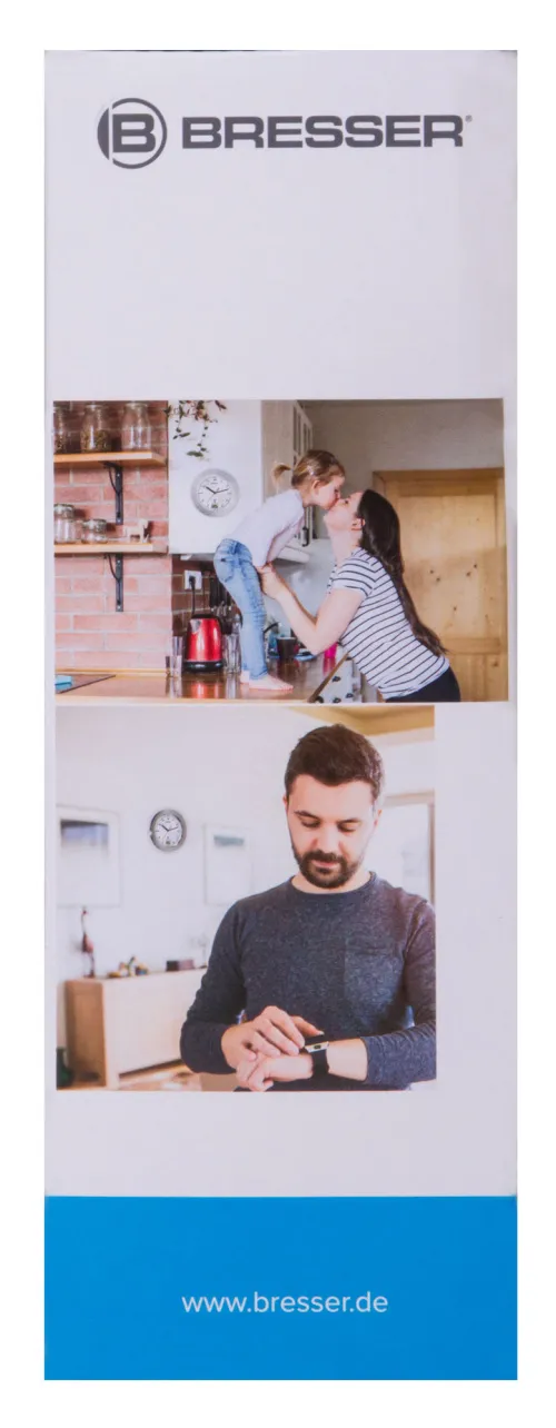 görüntü Bresser MyTime Bath Waterproof Wall Clock, white,  10