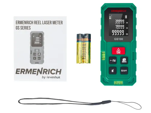 resim Ermenrich Reel PLUS GS100 Lazer Metre,  2