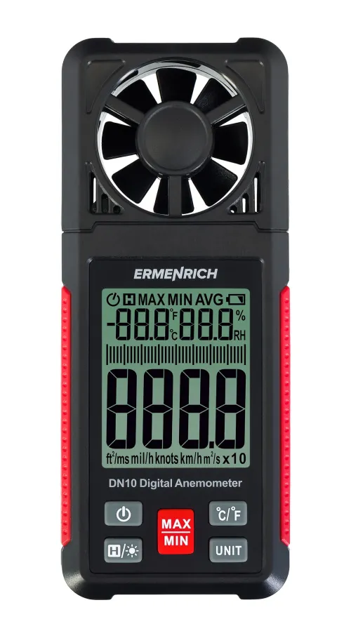 fotoğraf Ermenrich Seek DN10 Dijital Anemometre,  3