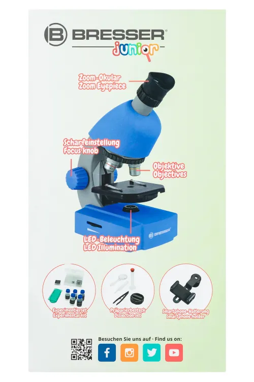resim Bresser Junior 40–640x Microscope,  13