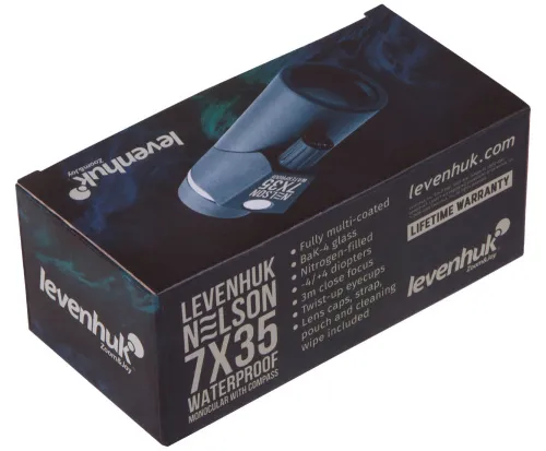 foto Levenhuk Nelson 7x35 Artıkıllı ve Pusulalı Monoküler Dürbün,  9