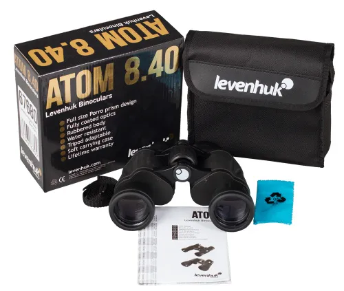 fotoğraf Levenhuk Atom 8x40 Binoküler Dürbün ,  2