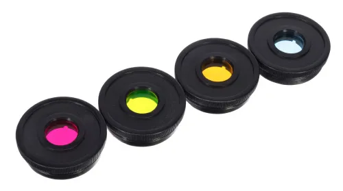 resim Bresser 1,25" Color Filters Set Essential (Red, Green, Blue, Yellow),  2