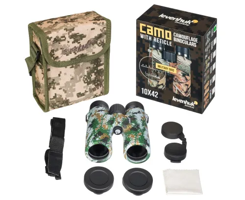 resim Levenhuk Camo 10x42 Artıkıllı Binoküler Dürbün,  5