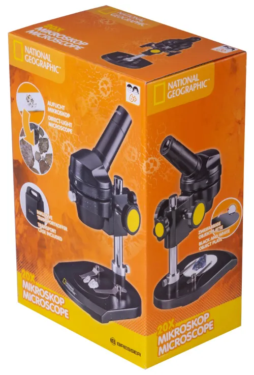 görüntü Bresser National Geographic 20x Microscope, monocular,  13