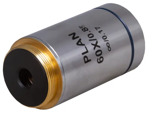 foto Levenhuk MED 60x Sonsuzluk Düzeltimli Plan Akromatik Objektif,  3