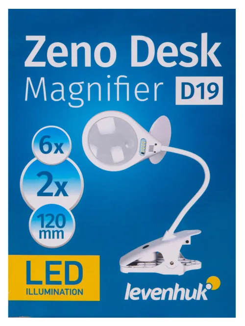 foto Levenhuk Zeno Desk D19 Büyüteç,  12