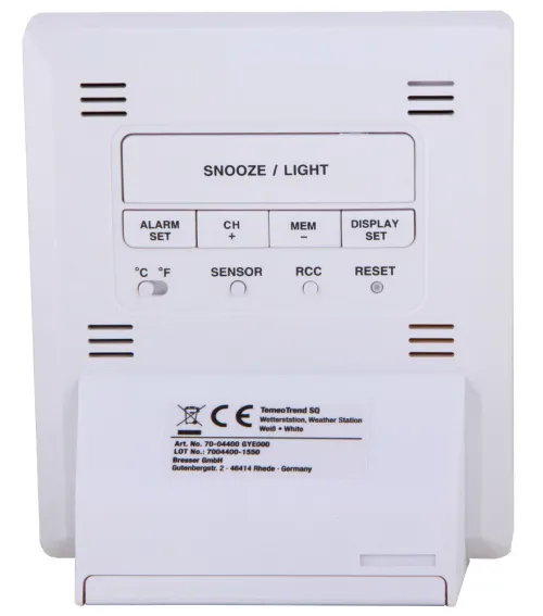 görüntü Bresser TemeoTrend SQ RC Weather Station, white,  5