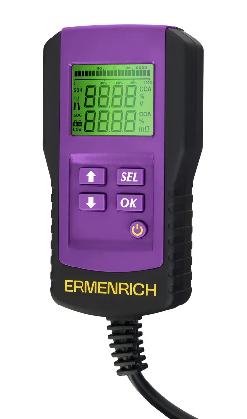 fotoğraf Ermenrich Zing AL45 Akü Test Cihazı,  2