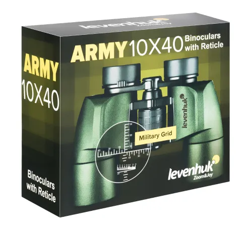 görüntü Levenhuk Army 10x40 Artıkıllı Binoküler Dürbün,  14