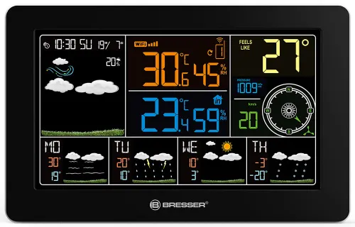 fotoğraf Bresser 4CAST Wi-Fi RC Weather Station,  2