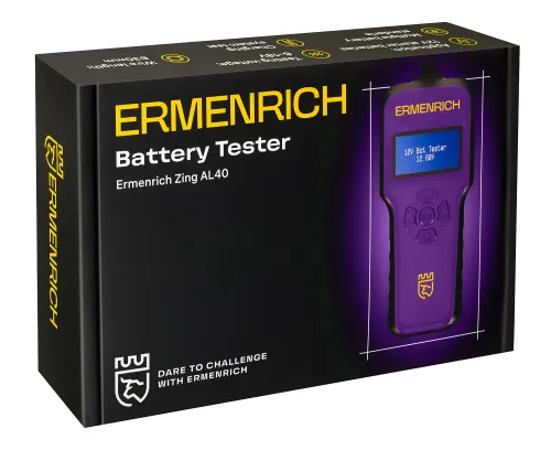 fotoğraf Ermenrich Zing AL40 Akü Test Cihazı,  6