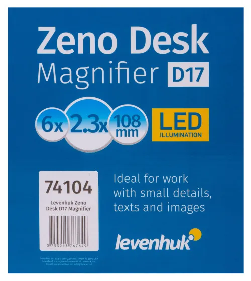 foto Levenhuk Zeno Desk D17 Büyüteç,  13