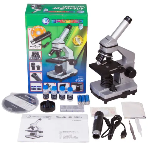 foto Bresser Junior 40–1024x Microscope, without Case,  11