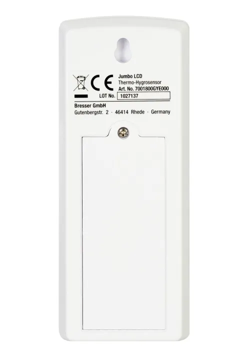 görüntü Bresser MyTime Jumbo LCD Wall Clock,  10