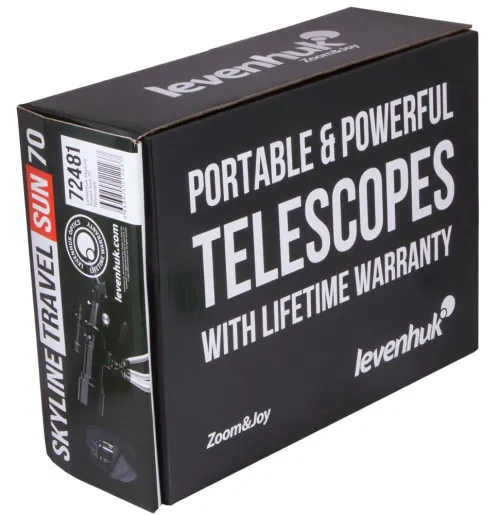 resim Levenhuk Skyline Travel Sun 70 Teleskop,  18