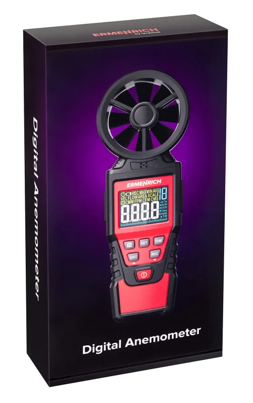 fotoğraf Ermenrich Seek DN30 Dijital Anemometre,  8