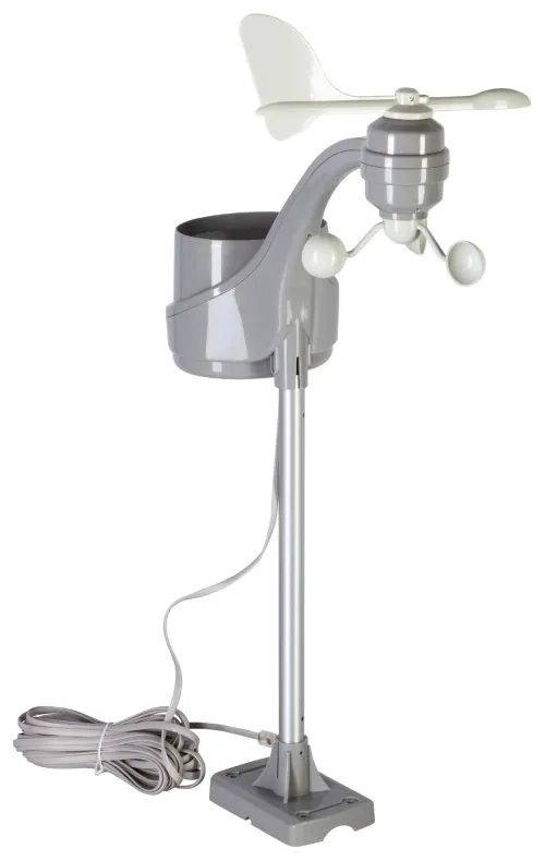 resim Bresser ClimaTemp XXL Weather Station, wooden look,  9