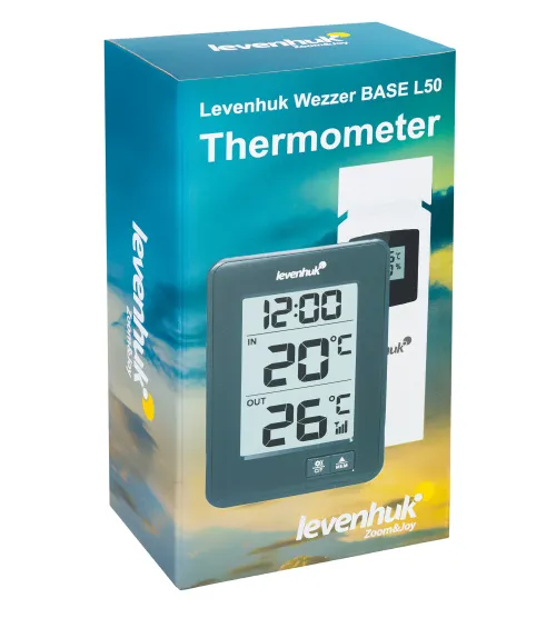 resim Levenhuk Wezzer BASE L50 Termometre,  10