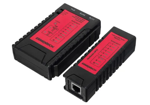 resim Ermenrich NetGeeks NP10 Kablo ve PoE Test Cihazı,  6