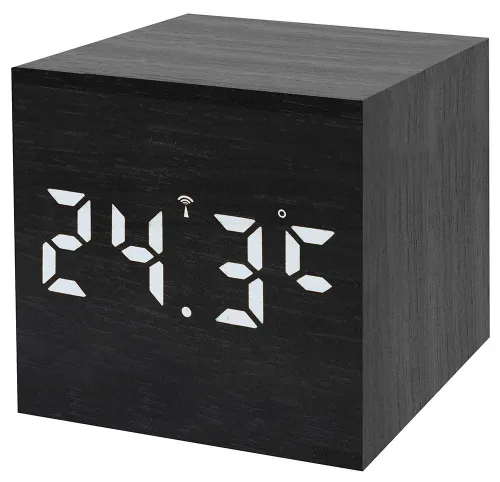 foto Bresser MyTime WAC Tabletop Alarm Clock, black,  3