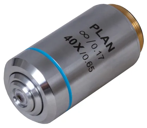 foto Levenhuk MED 40x Sonsuzluk Düzeltimli Plan Akromatik Objektif,  2