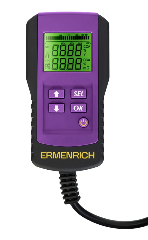 fotoğraf Ermenrich Zing AL45 Akü Test Cihazı,  3