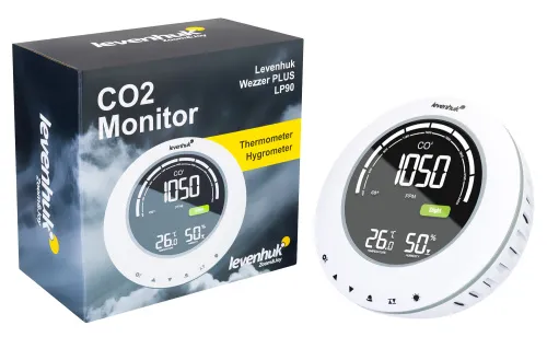 foto Levenhuk Wezzer PLUS LP90 CO₂ Monitörü,  2