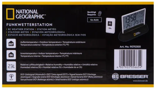 foto Bresser National Geographic Weather Station, transparent,  12