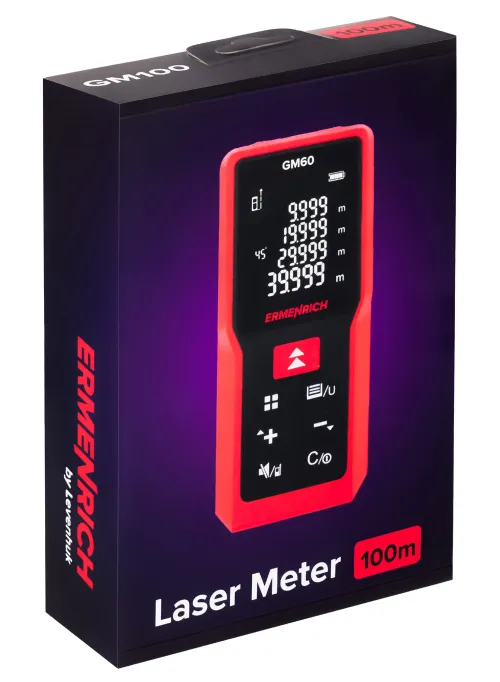 resim Ermenrich Reel PRO GM100 Lazer Metre,  7