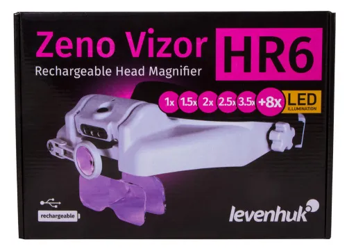 foto Levenhuk Zeno Vizor HR6 Şarjlı Baş Büyüteci,  12