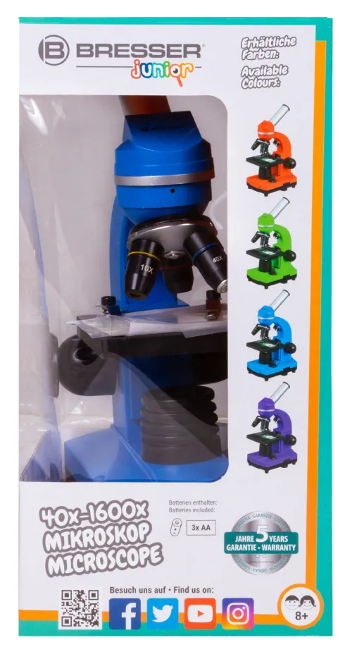 fotoğraf Bresser Junior Biolux SEL 40–1600x Microscope,  13