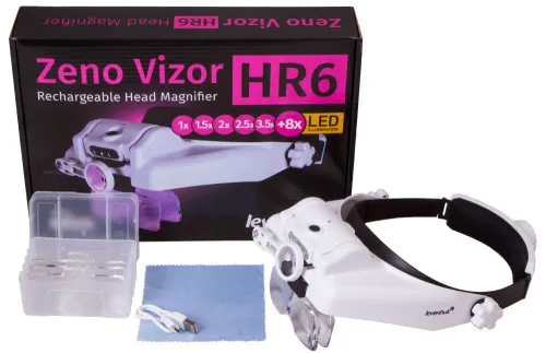 foto Levenhuk Zeno Vizor HR6 Şarjlı Baş Büyüteci,  2