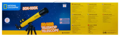 fotoğraf Bresser National Geographic 50/600 AZ Telescope with Mount,  15